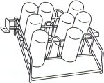 Door Mount Spice Rack
