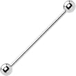 14 Gauge STEEL BARBELL Tongue Ring 1 1/4" 5mm