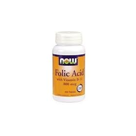 Now Foods Folic Acid+ B-12
