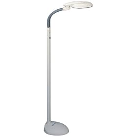 Sunpentown SL - 820 EaseEye Floor Lamp with 4 - tube Bulb