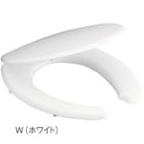 三栄水栓[SANEI] トイレ用品 便座 前割便座 【PW902-W】