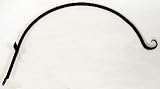 24 in. Curved Hanger Black