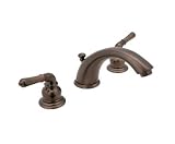 Ant Bronze 8-15 Widespread Lav Faucet & Drain