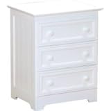 Manhattan Nightstand (White) - Atlantic 71302