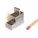 Quadermagnet 7 x 6 x 1,2 mm N52 Nickel - hält 650 gr