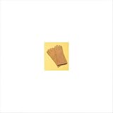 Brown 14" Shoulder Split Cowhide Cotton Sock Lined Left Hand Welders Glove With Wing Thumb