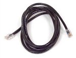 Belkin 7FT CABLE PATCH CAT5 UTP-4PR RJ45M BLK MOLDED ( A3L791-07-BLK-M )
