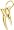 Tooth Charm, Gold Plated Silver