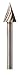 Dremel High Speed Cutter, 1/4" Tip, 1/8" Shank, #125