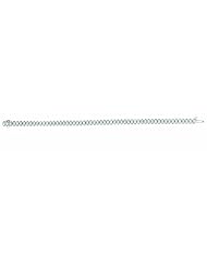 2.11 Carat Diamond Ovals Tennis Bracelet 14K White Gold