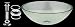 Glass Sinks Clear w/green tint Glass, Havasu Clear green tint Glass Vessel Sink Round