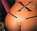 Daring, Dazzling G-string with Jewels, One Size Black