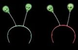 Glow-in-the-Dark Alien Head Boppers (1 dz)