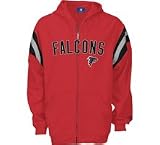Reebok - Atlanta Falcons NFL Full Zip Team Logo Hooded Sweatshirt