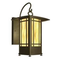 American Fluorescent EUW113MBSCT Eureka Outdoor Sconce, Transitional Mission Style with... by American Fluorescent
