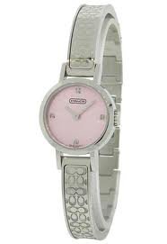 Coach Studio Watch With Pink Face