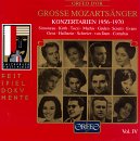 Childrens Toyshop  Search : Great Mozart Singers, Vol. 4: Concert Arias 1956-70