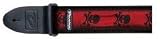 Dunlop D3816LS Lucky 13 Skull Guitar Strap