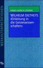  : Wilhelm Diltheys ' Einleitung in die Geisteswissenschaften'.