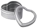 Matte Silver Heart Shaped Tin, 1