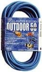 Coleman Cable 02368-06 16-3 50-Foot Hi-Vis Low Temp Winter Extension Cord, Blue