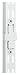  : Rubbermaid 3H93 Configurations 25-Inch Upright Extension with Connector, White