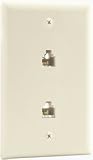 AXIS Dual Modular Wall Phone Jack