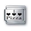 Body Candy Italian Charms Laser I Love Pizza