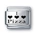 Body Candy Italian Charms Laser I Love Pizza