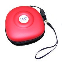 Red UMD and Memory Stick Ms Duo Airform Pouch Case for Sony PSP