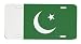 Pakistan Pakistani Flag Vanity Auto License Plate