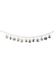Sterling Silver Enamel Medal Saints Bracelet by US Gems