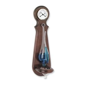 Cherry Finished Wood Wall Hanging Water Barometer