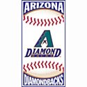 Arizona Diamondbacks Centerfield Beach Towel 30 x 60