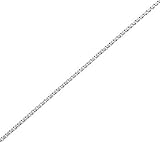 16 Small Box Link Chain Necklace