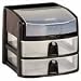Rubbermaid Mini Drawers, 2 Drawers/Flip Lid, 7 1/10