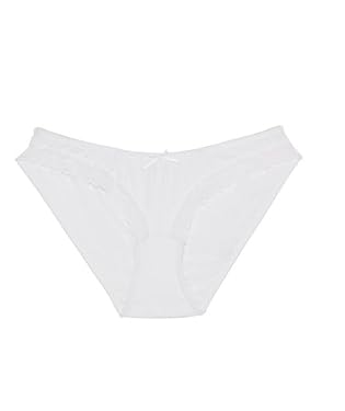 M2b Broderie Mini Briefs - White