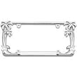 Cruiser Accessories Palm Tree Chrome License Plate Frame