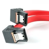 24 Latching Sata Cable M/m 2 Right Angle