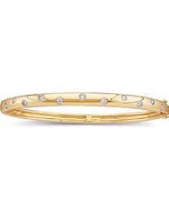 Diamond Bangle Bracelet 14K Yellow 60890
