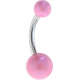 Light Pink MIRACLE BALL Belly Button Ring