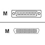 HP DB-25 - C�ble d'imprimante - (M) - Mini-Centronics 36 broches  (M) - 3 m ( IEEE-1284 ) - C2946A