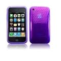 Badboyz Purple Durable Crystal Gel Skin (Thermoplastic Polyurethane TPU) Case Cover for Apple iPod Touch 2nd & New 3rd Gen 8gb, 16gb, 32gb & 64gb + Screen Protector