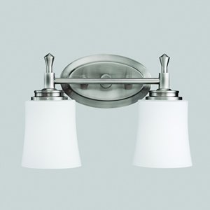 Wharton Vanity Light in Brushed Nickel by 