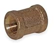 Industrial Grade 1VFD3 Coupling, Red Brass, 1/8 In, 150 PSI