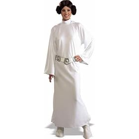 Star Wars tm Princess Leia tm Deluxe Adult Costume One size fit up to size 14