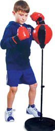 Boxing Set Kids Gloves and Punching Bag on Stand
