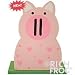 RICH FROG Wooden Pig Bank