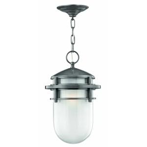 Hinkley Lighting 1952HE Exterior Chain Hung Pendant - Reef Hematite Contemporary Outdoor... by Hinkley