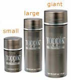Toppik - large, light brown